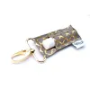 LippyClip® Gold Quatrefoil on Charcoal sold by Back2Basics