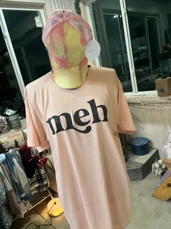 Meh Short Sleeve Tee sold by Back2Basics