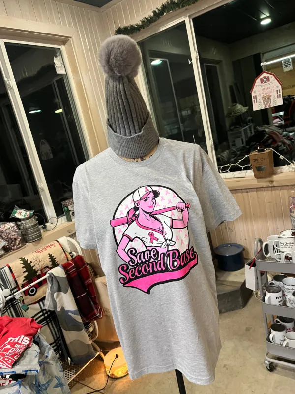 Save Second Base Short Sleeve Tee sold by Back2Basics