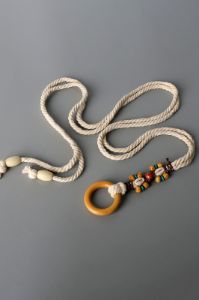 Wood Ring Rope Belt sold by Back2Basics