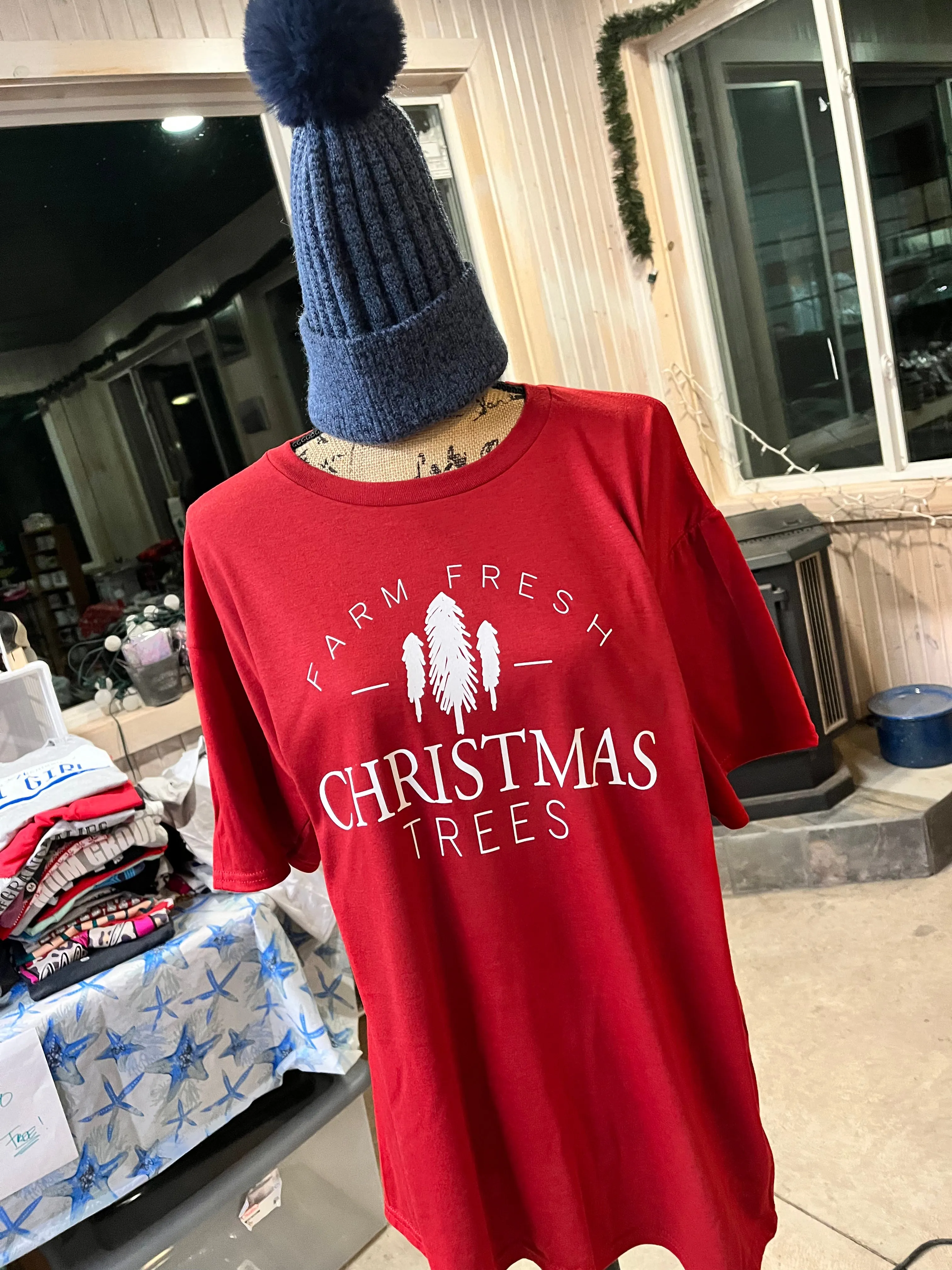 Farm Fresh Christmas Trees Tee sold by Back2Basics