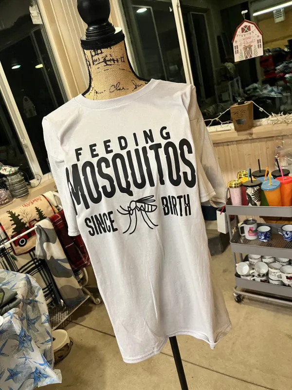 Feeding Mosquitoes Since Birth Short Sleeve Tee sold by Back2Basics