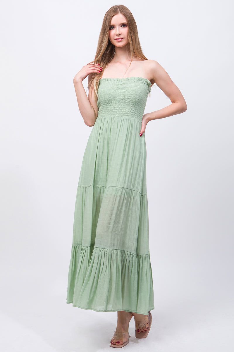 Strapless Maxi Dress sold by Back2Basics