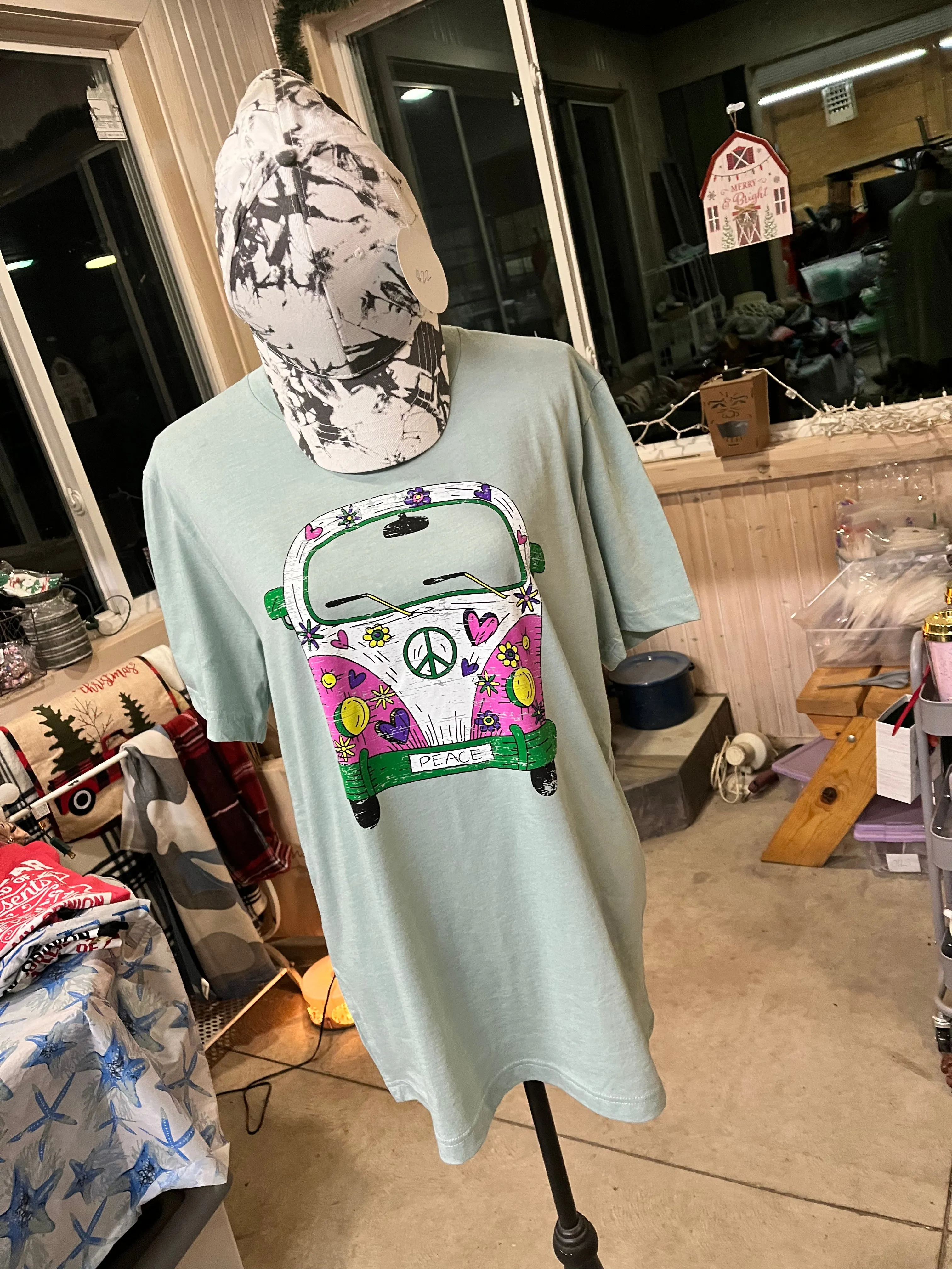 VW Peace Van Short Sleeve Tee sold by Back2Basics