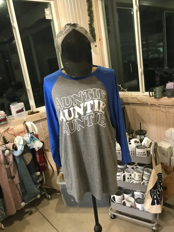 Auntie Raglan Tee sold by Back2Basics
