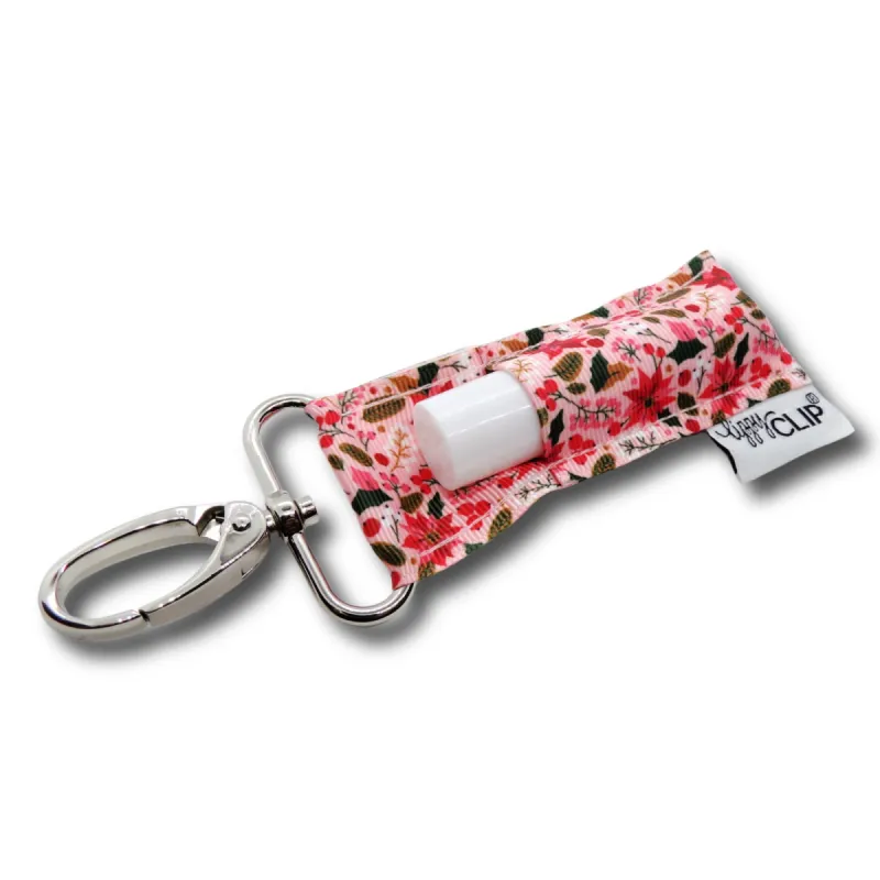 Poinsettia Floral LippyClip® sold by Back2Basics