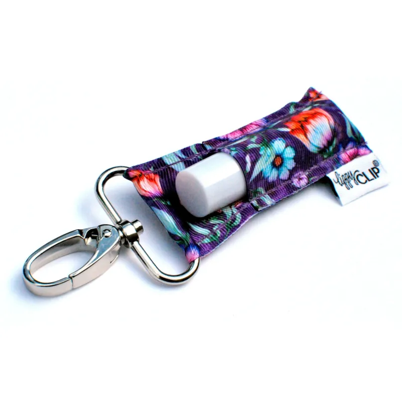 Plum Floral LippyClip® sold by Back2Basics