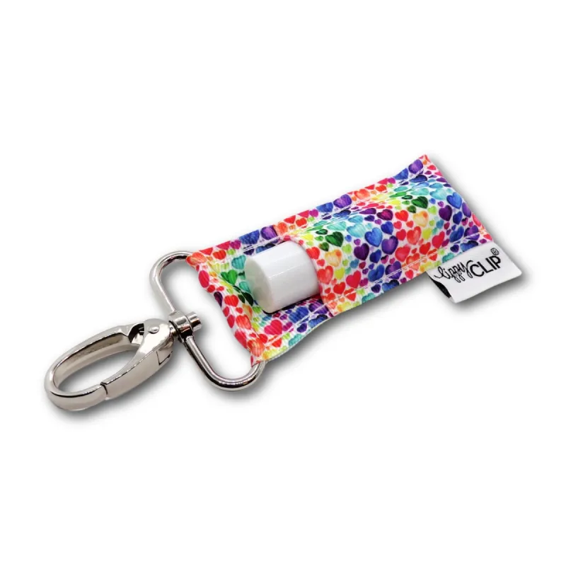 Rainbow Hearts LippyClip® sold by Back2Basics