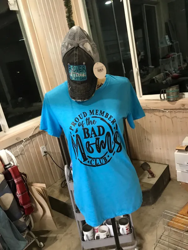 Proud Member of the Bad Moms Club - Blue sold by Back2Basics