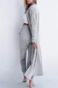 Open Front Long Sleeve Cardigan and Pants Lounge Set sold by Back2Basics