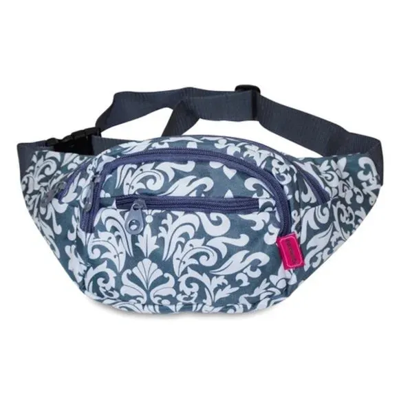 Multi Zip Pocket Fanny Pack sold by Back2Basics
