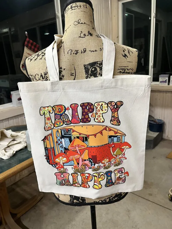 Ready To Ship | Trippie Hippe | Tote sold by Back2Basics