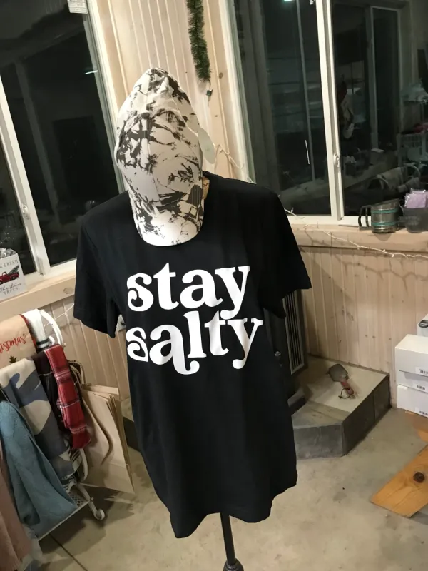 Stay Salty Short Sleeve Tee sold by Back2Basics