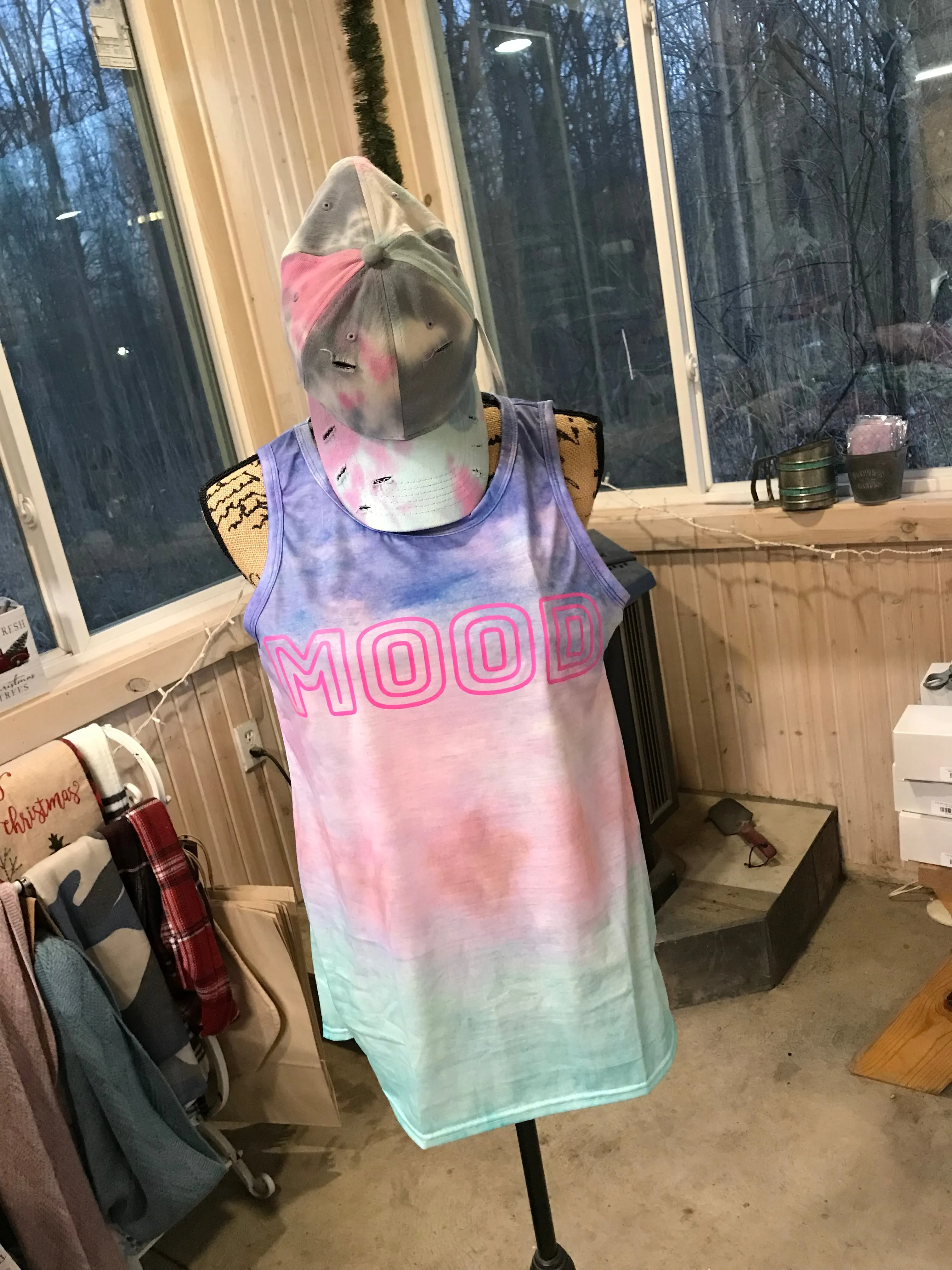 Mood Tie Dye Tank Top sold by Back2Basics