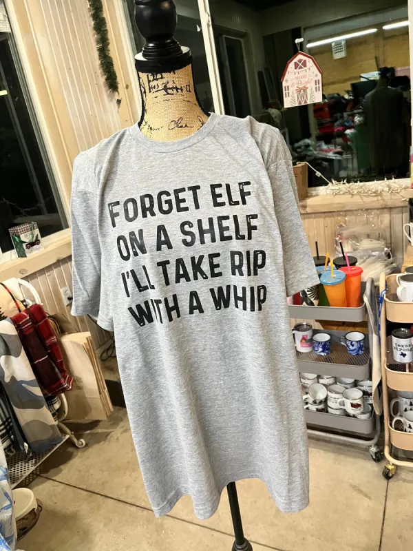 Who Needs Elf On a Shelf Short Sleeve Tee sold by Back2Basics