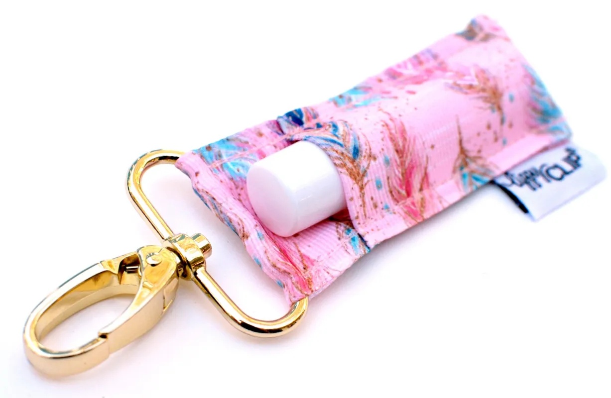 LippyClip® Blush with Gold Feathers sold by Back2Basics