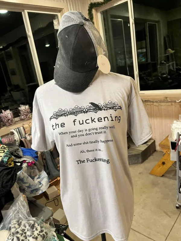 The F*uckening Short Sleeve Tee sold by Back2Basics
