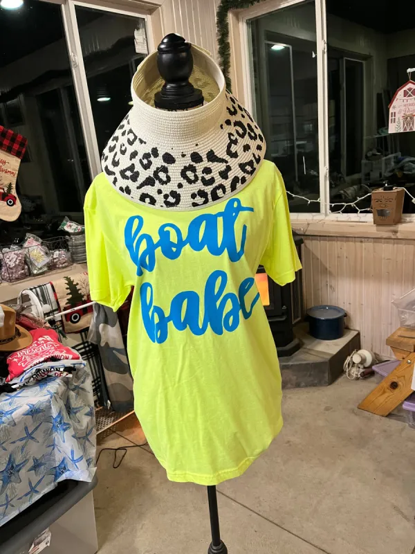 Boat Babe Tee sold by Back2Basics