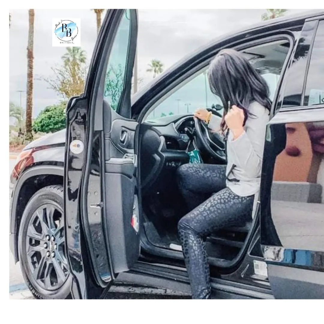 Animal Print Stretch Leggings With Yoga Waistband sold by Back2Basics