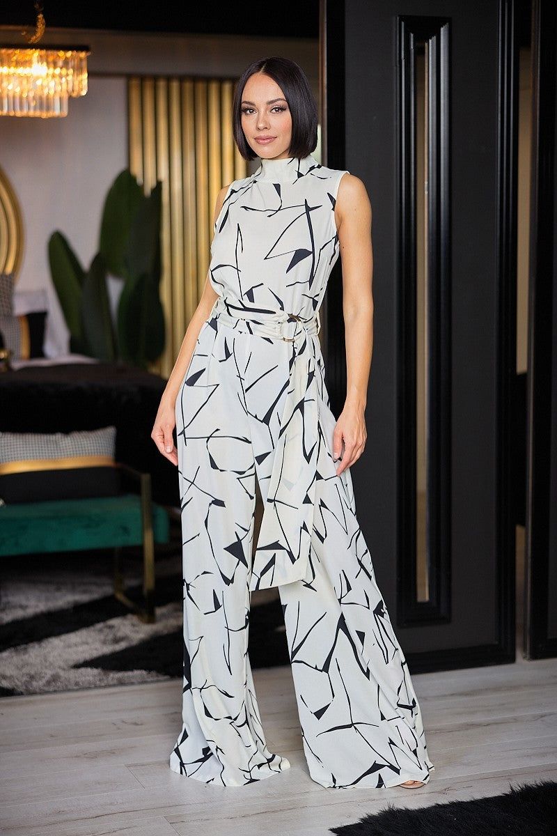 Print Fashion Woven Jumpsuit sold by Back2Basics product image thumbnail 2