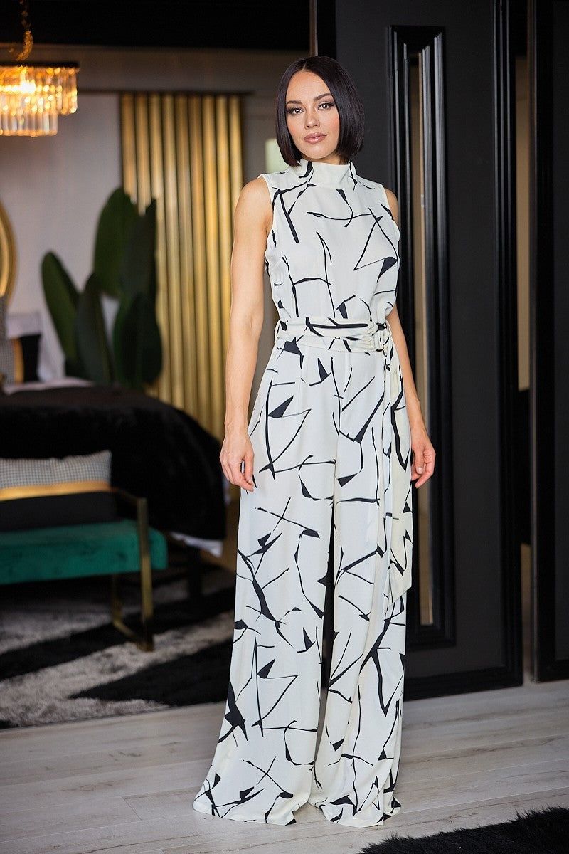 Print Fashion Woven Jumpsuit sold by Back2Basics product image thumbnail 3