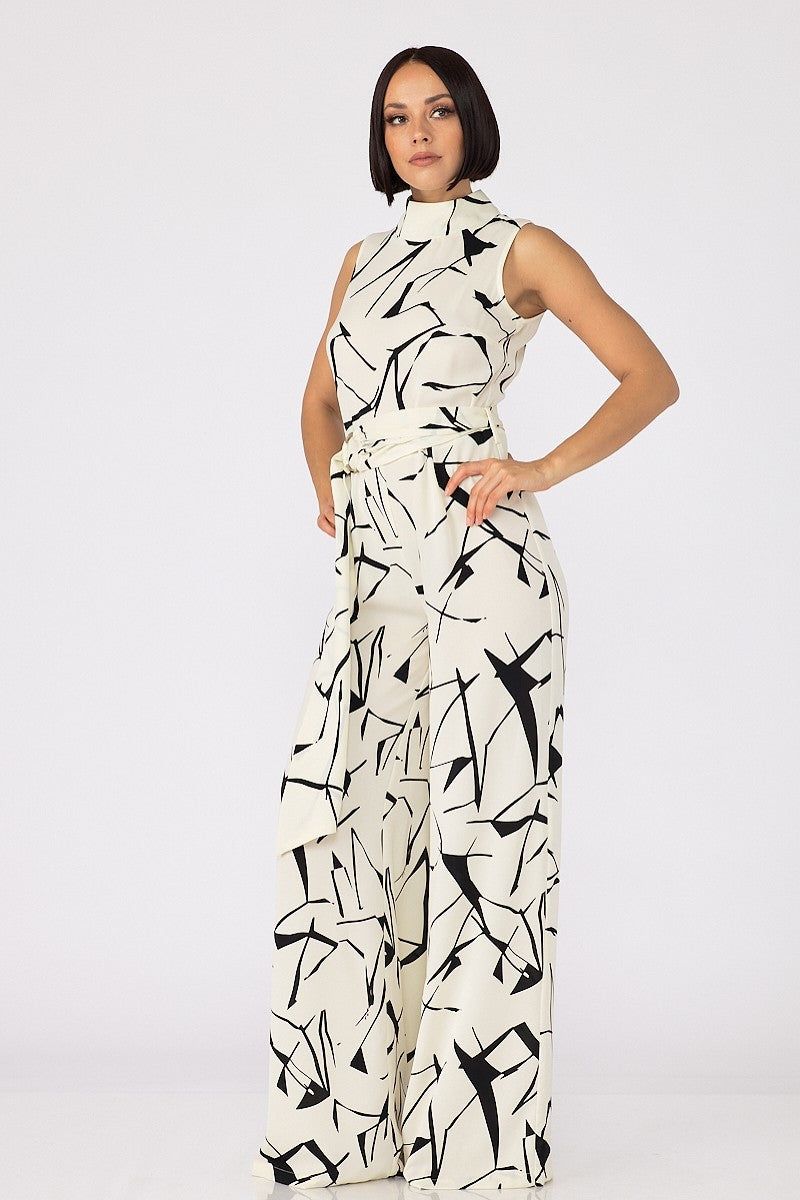 Print Fashion Woven Jumpsuit sold by Back2Basics product image thumbnail 4