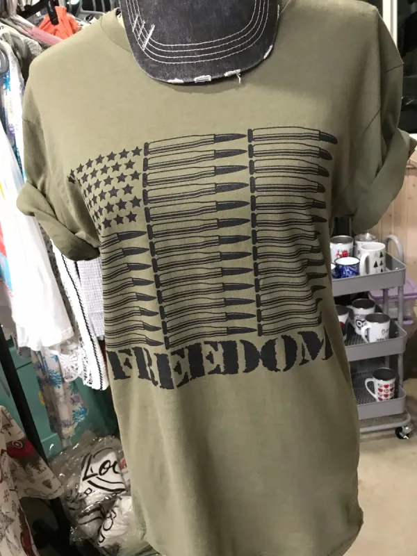 Freedom Short Sleeve Tee sold by Back2Basics