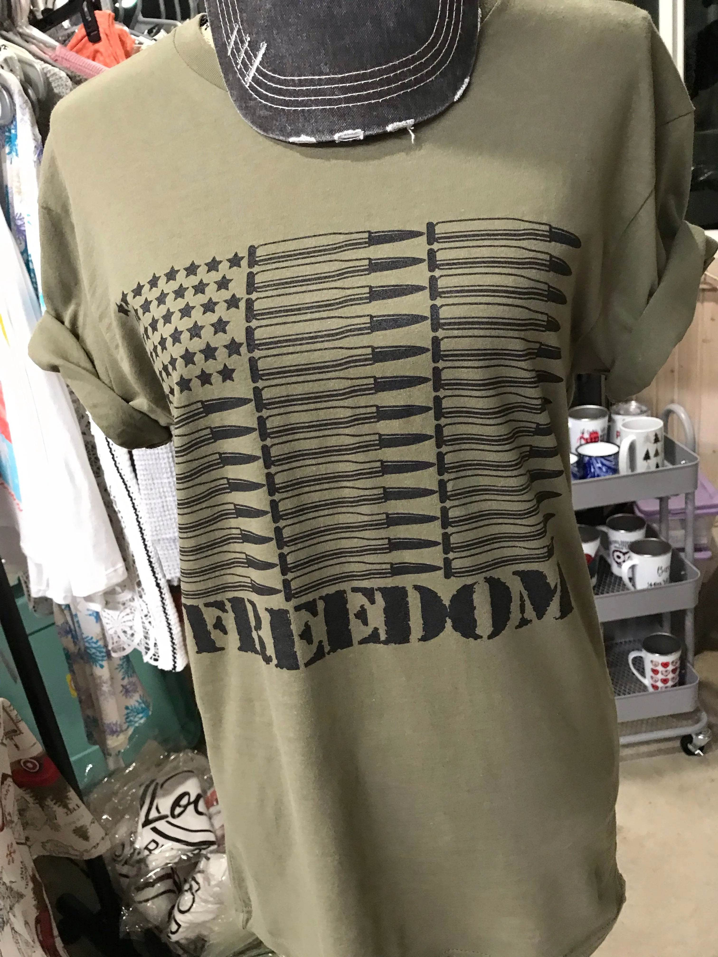 Freedom Short Sleeve Tee sold by Back2Basics