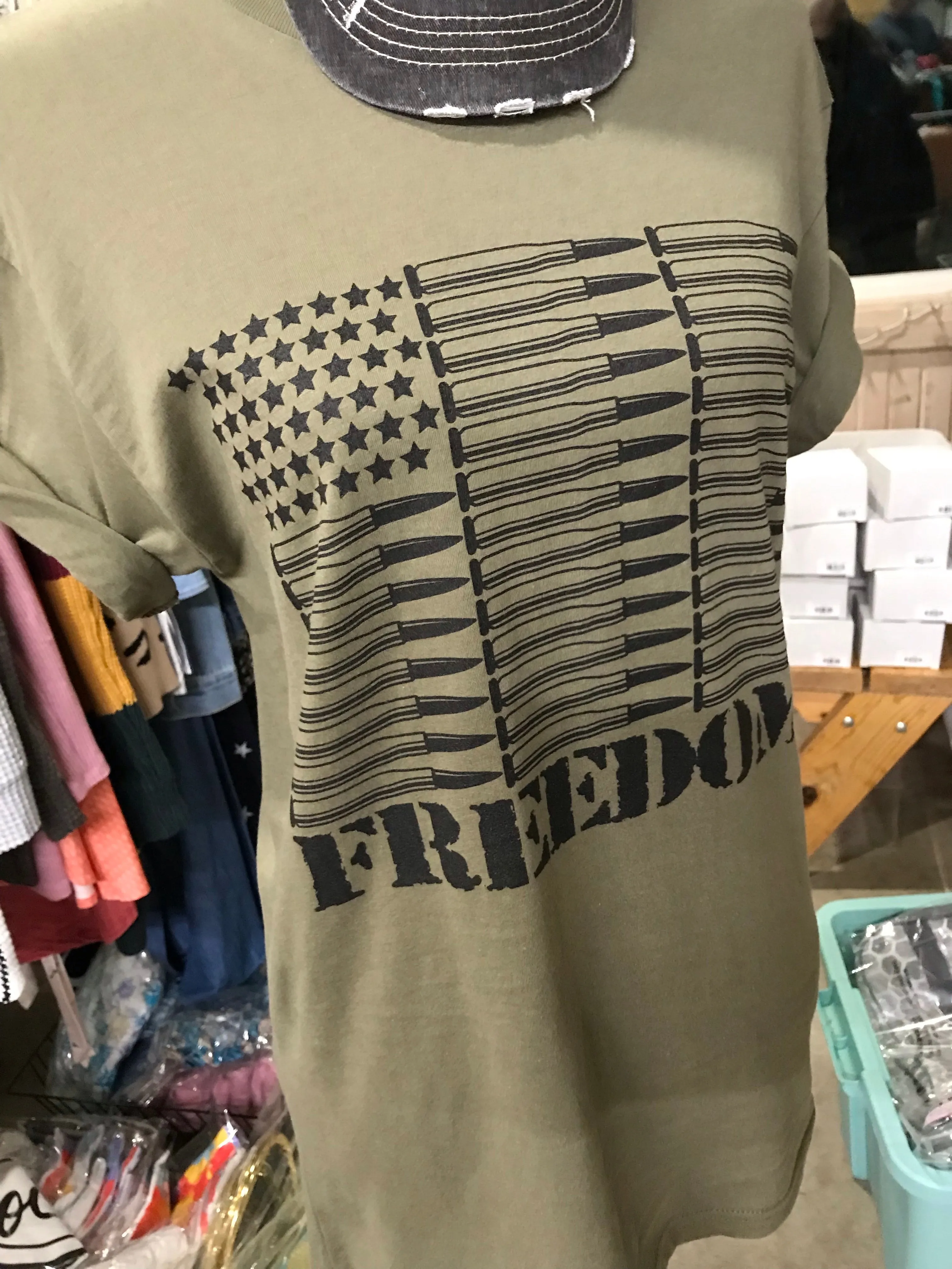 Freedom Short Sleeve Tee sold by Back2Basics product image thumbnail 3