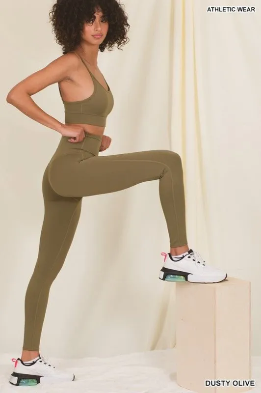 ATHLETIC CAMI BRA & LEGGINGS SET sold by Back2Basics