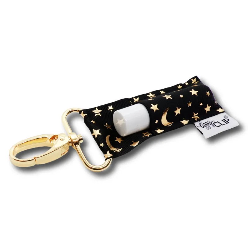 Celestial Black and Gold LippyClip® sold by Back2Basics