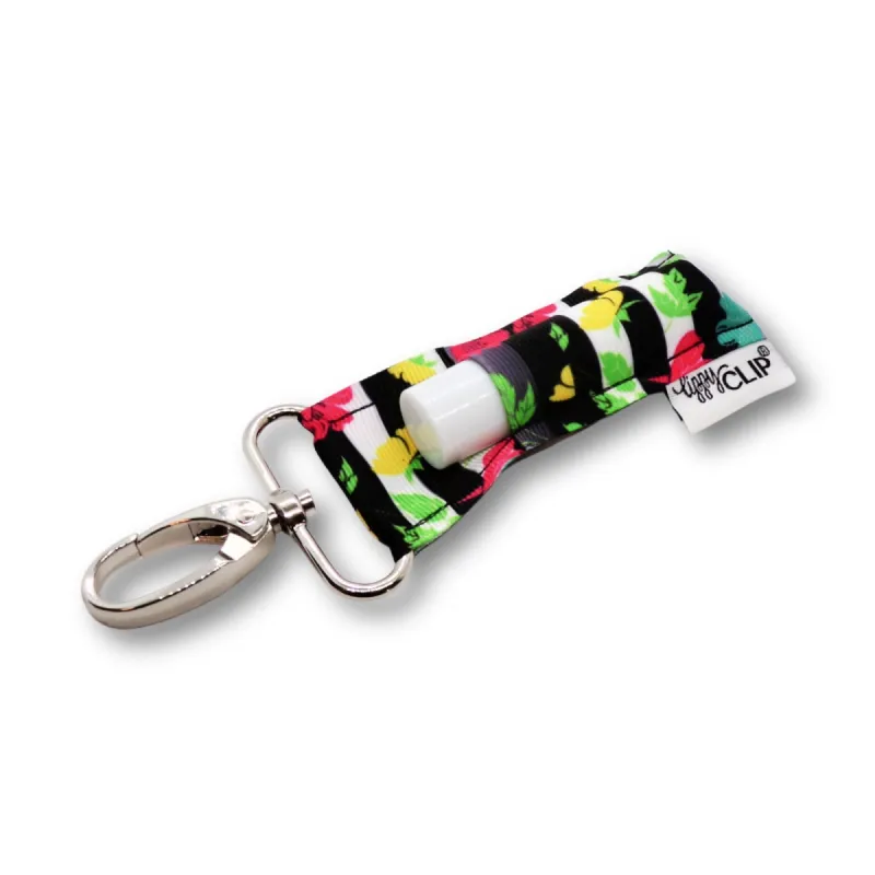 Stripe Neon Floral LippyClip® sold by Back2Basics