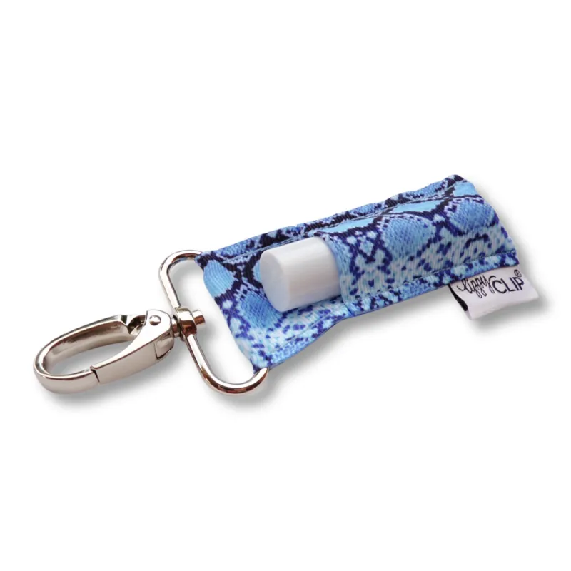 Snakeskin on Blue LippyClip® sold by Back2Basics