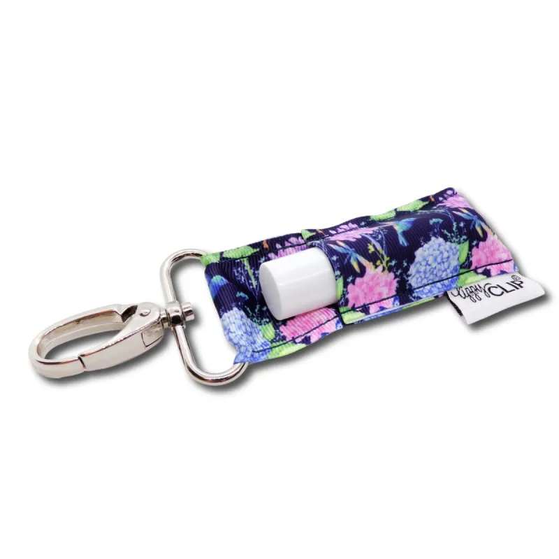 Navy Hummingbird Floral LippyClip® sold by Back2Basics