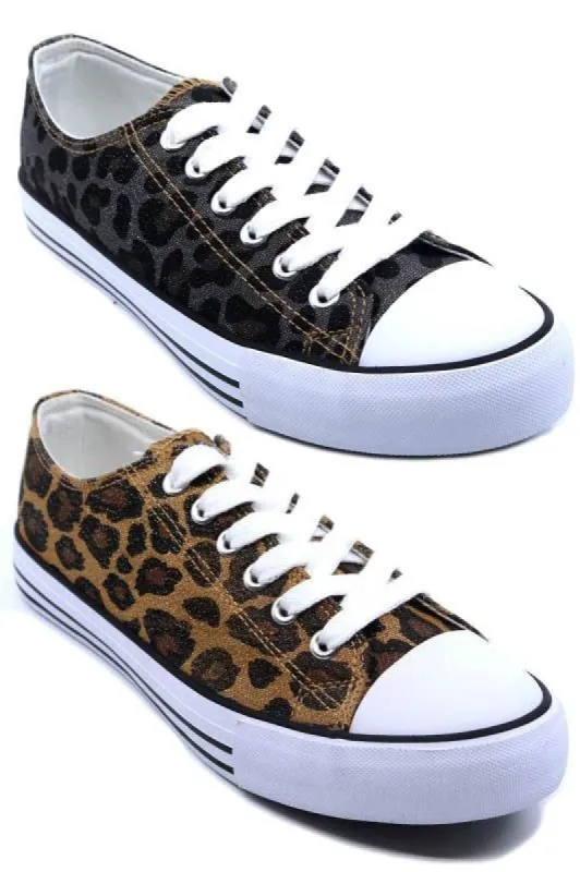 Leopard Print Sneaker sold by Back2Basics