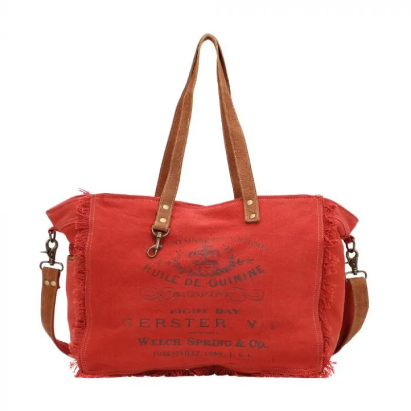 MYRA CARMINE WEEKENDER BAG sold by Back2Basics