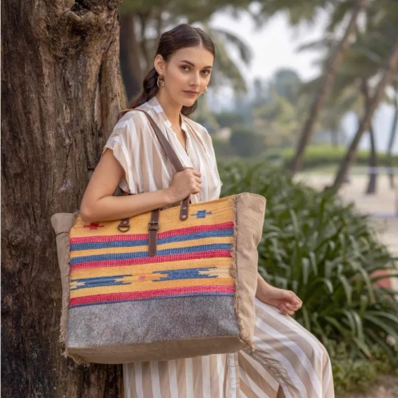 Myra Daffodil Weekender Bag sold by Back2Basics