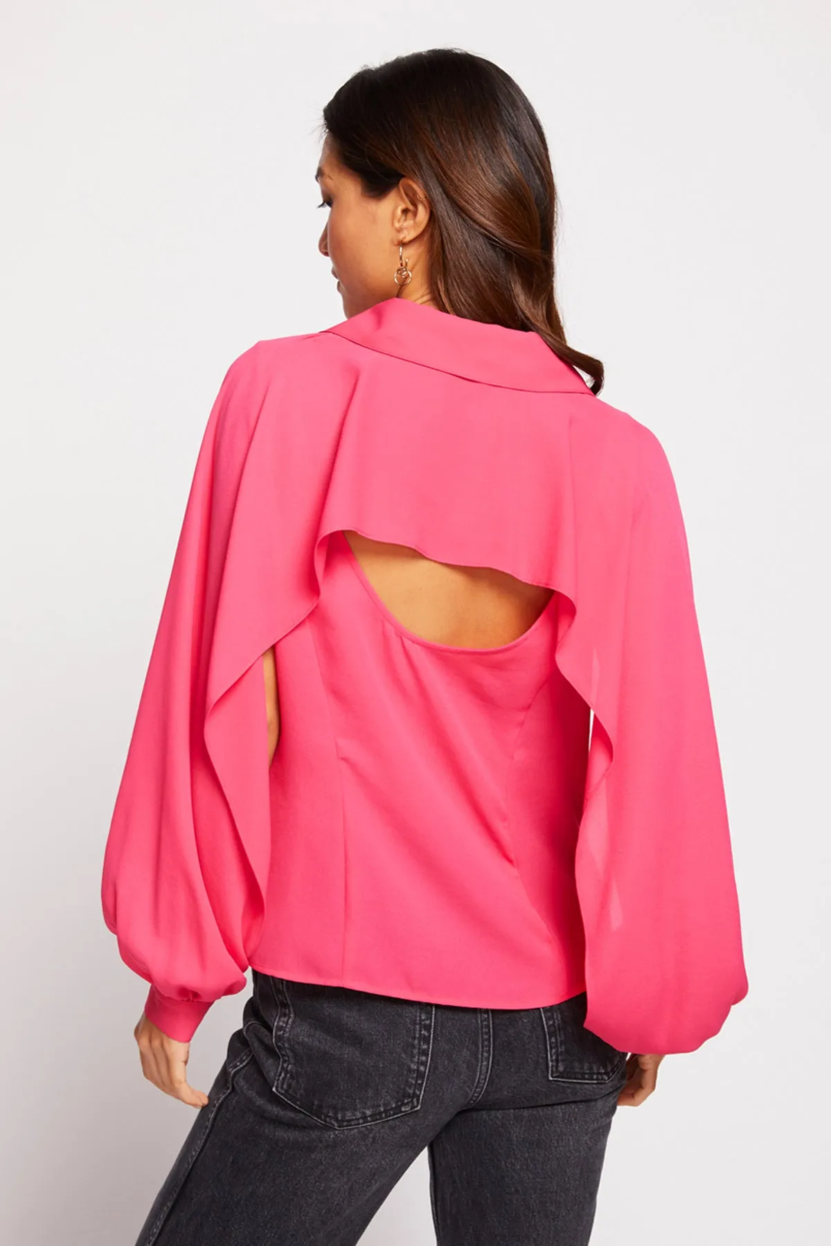 Bailey 44 Siff Blouse in Fuchsia sold by Bailey 44 product image thumbnail 2