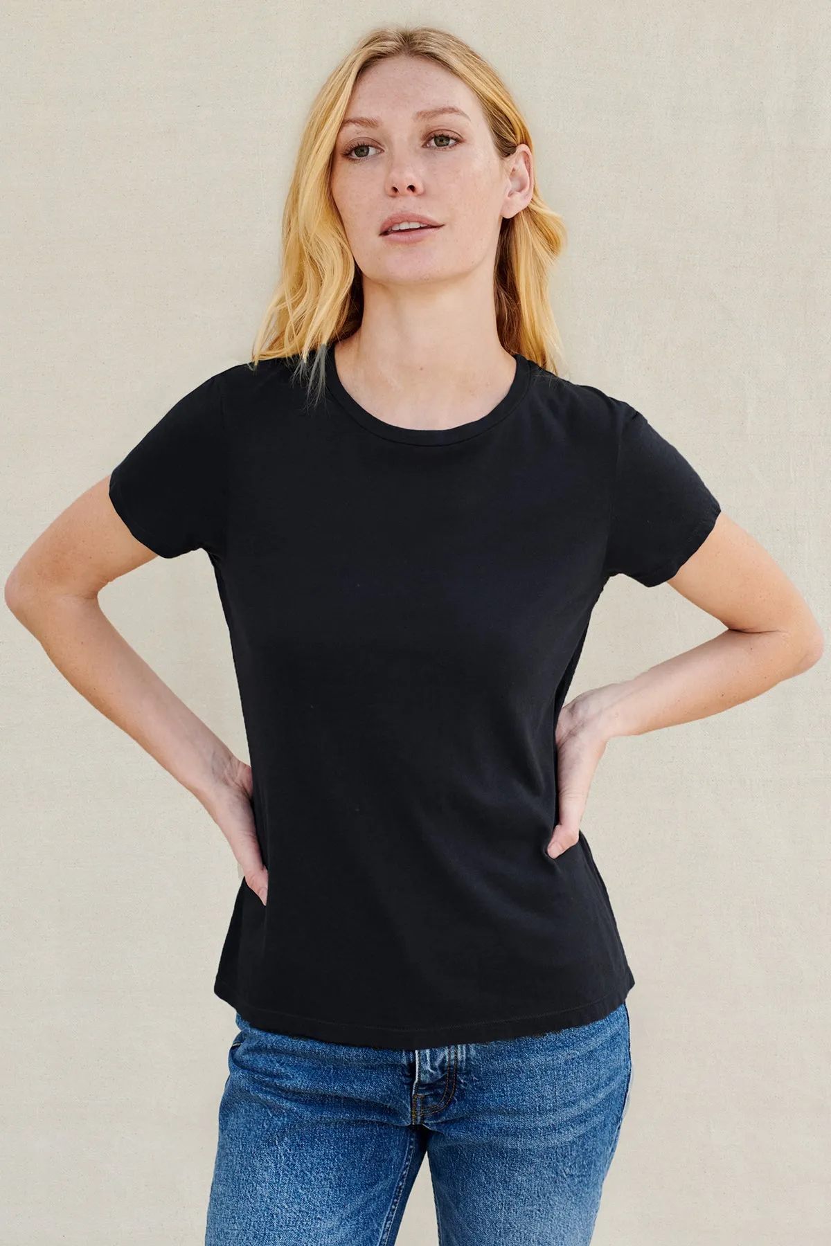 Sundry Tee in Black sold by Bailey 44