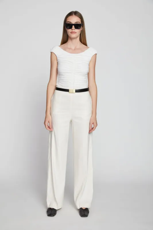 Bailey 44 Alara Linen Pant in Creme sold by Bailey 44