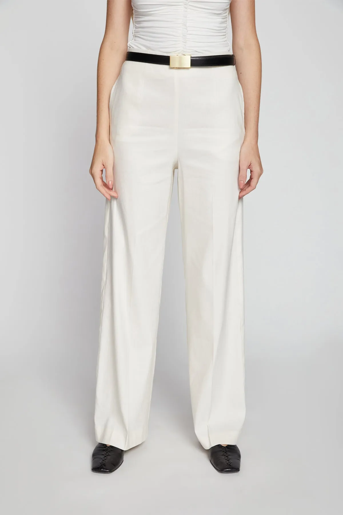Bailey 44 Alara Linen Pant in Creme sold by Bailey 44 product image thumbnail 2