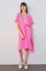 Sundry Handkerchief Hem Maxi in Magenta sold by Bailey 44
