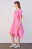 Sundry Handkerchief Hem Maxi in Magenta sold by Bailey 44
