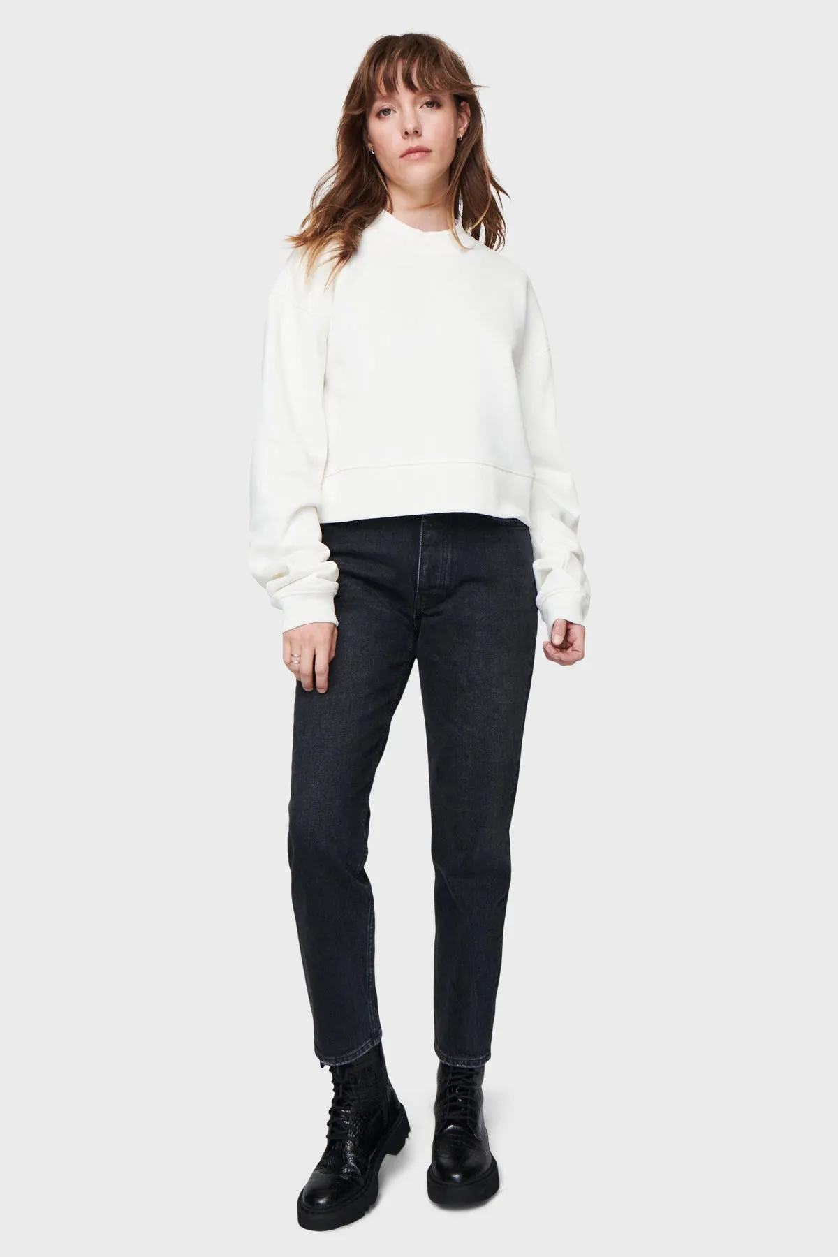 DSTLD Women's Mock Neck in Off White sold by Bailey 44 product image thumbnail 5