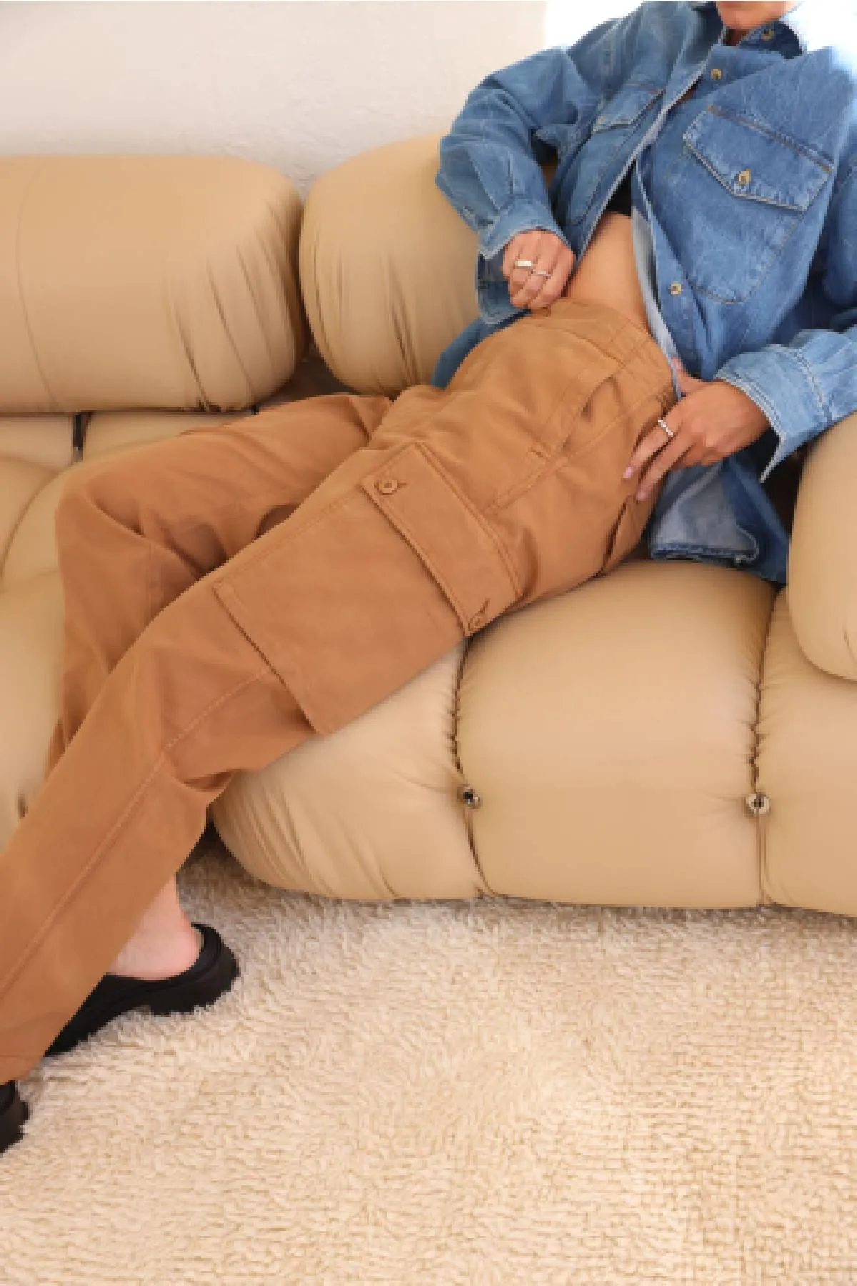 DSLTD Women's Cargo Pant in Ermine sold by Bailey 44 product image thumbnail 3