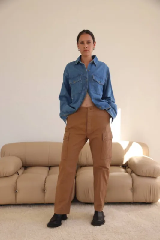 DSLTD Women's Cargo Pant in Ermine sold by Bailey 44