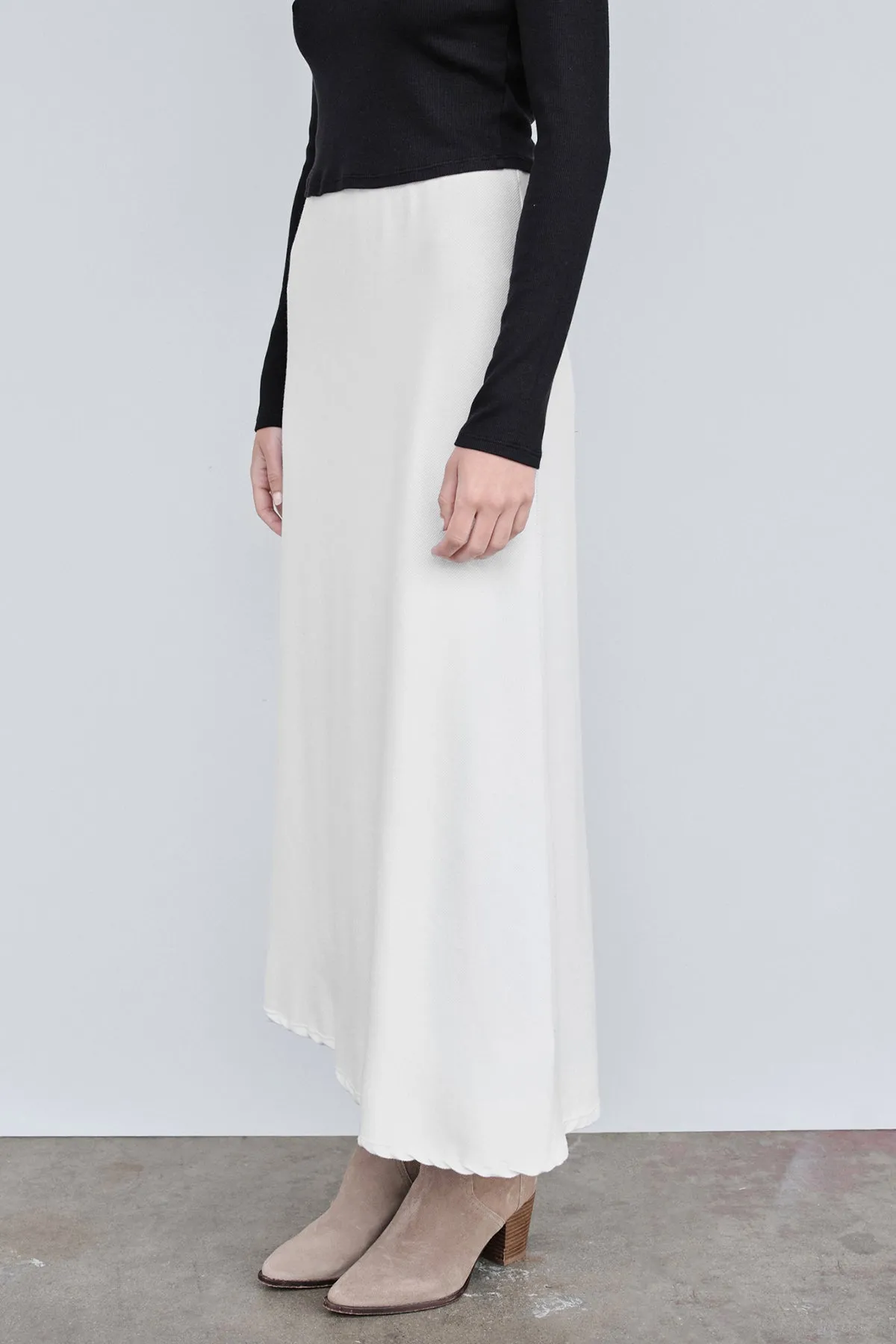 Stateside Rib Bias Cut Skirt in Cream sold by Bailey 44 product image thumbnail 2