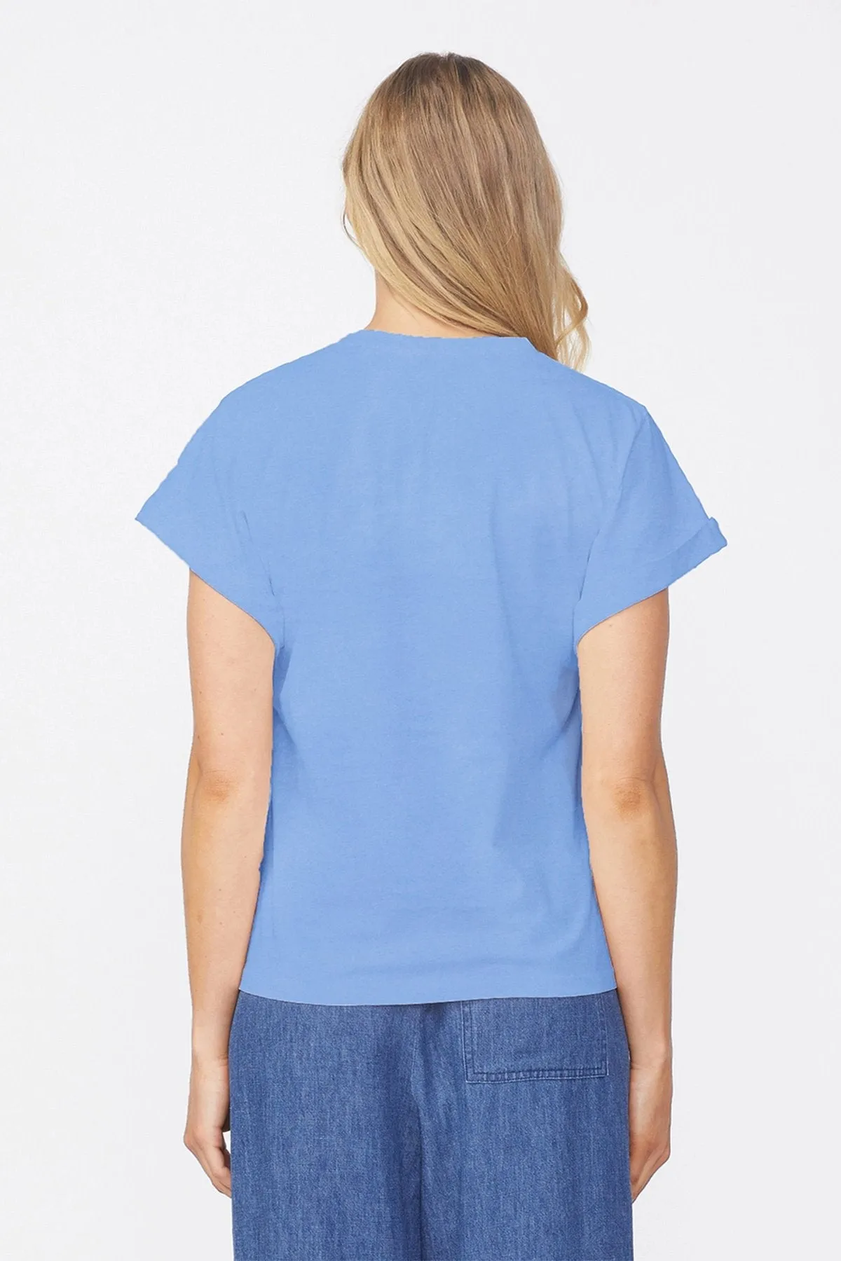 Stateside Cloud Jersey Oversized T-Shirt in Sea sold by Bailey 44 product image thumbnail 3