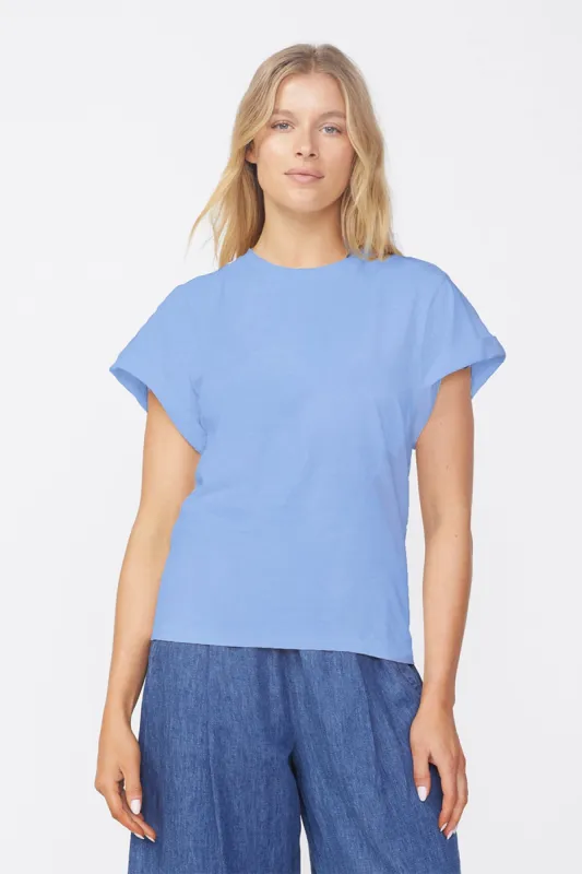 Stateside Cloud Jersey Oversized T-Shirt in Sea sold by Bailey 44