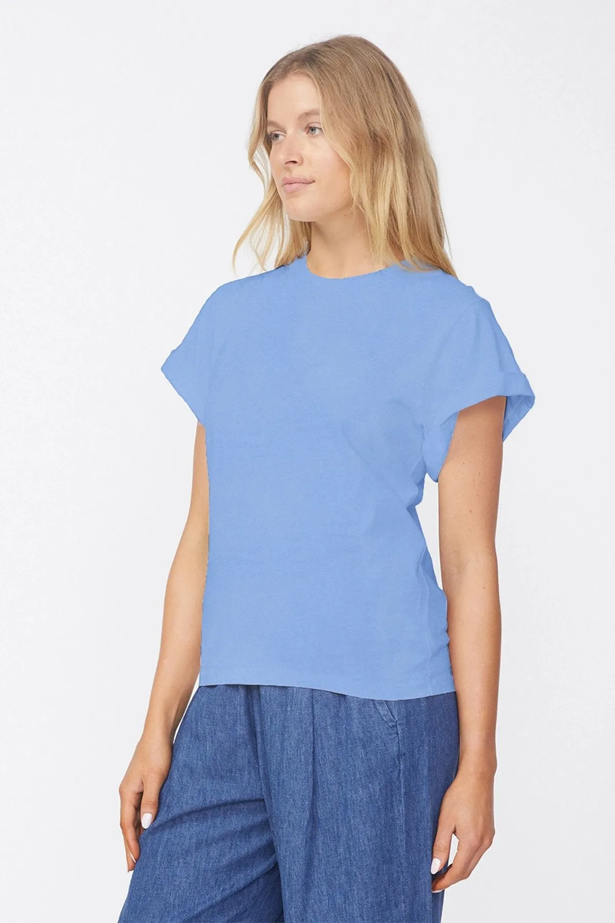Stateside Cloud Jersey Oversized T-Shirt in Sea sold by Bailey 44 product image thumbnail 2